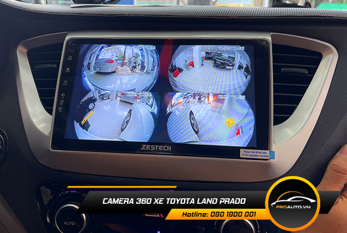 camera 360 xe toyota prado