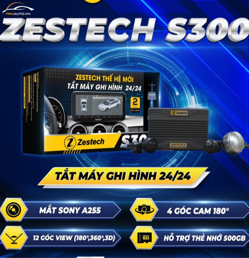 Camera 360 Zestech S300 - Xóa tan điểm mù an tâm cầm lái