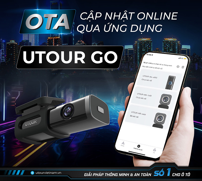 Camera hành trình Utour C2L giám sát và bảo vệ xe 24/24