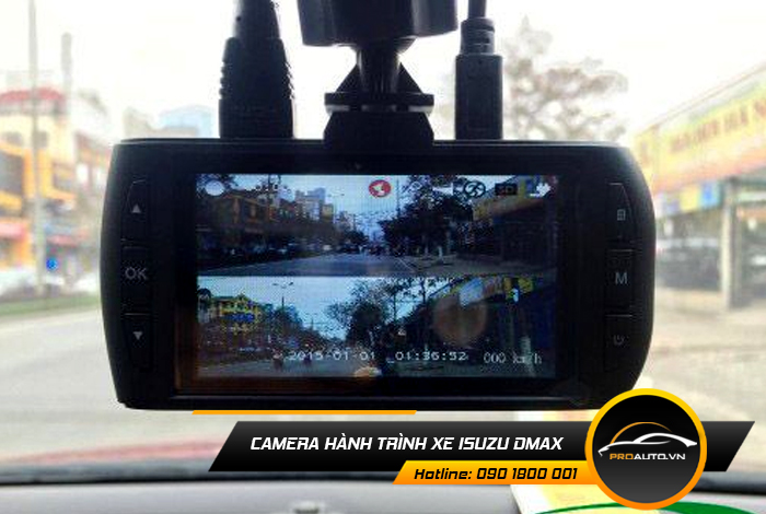 camera hanh trinh xe isuzu