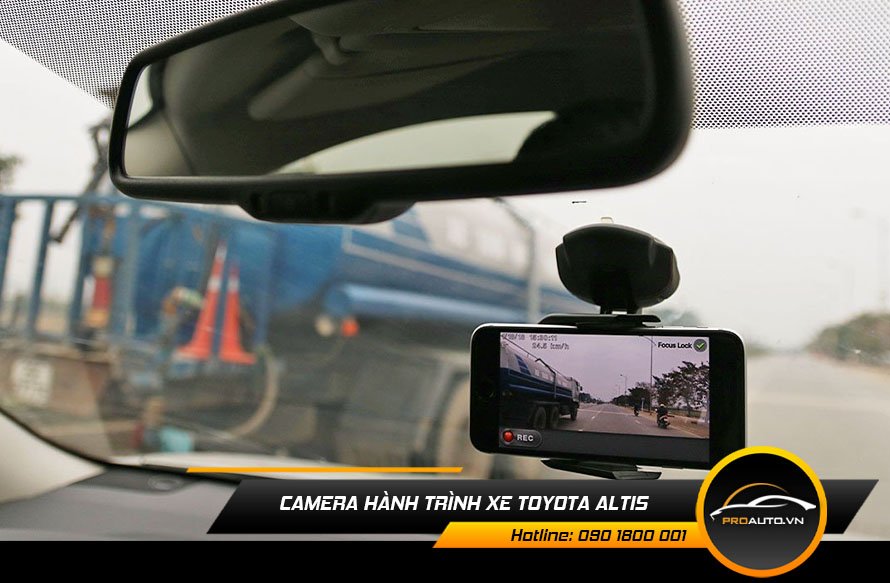 Camera hành trình xe Toyota Altis