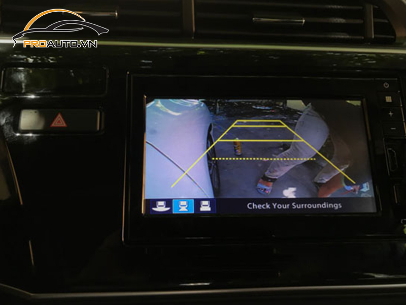 Camera Cập Lề Xe Toyota Wigo