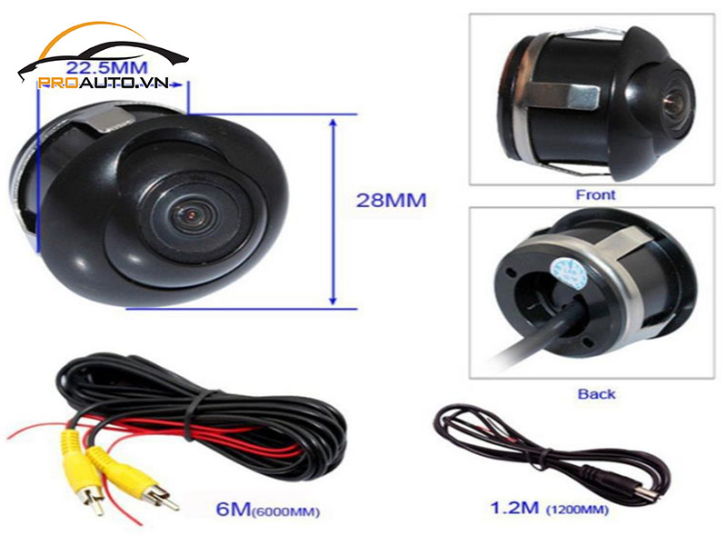 Camera Cập Lề Xe Toyota Vios