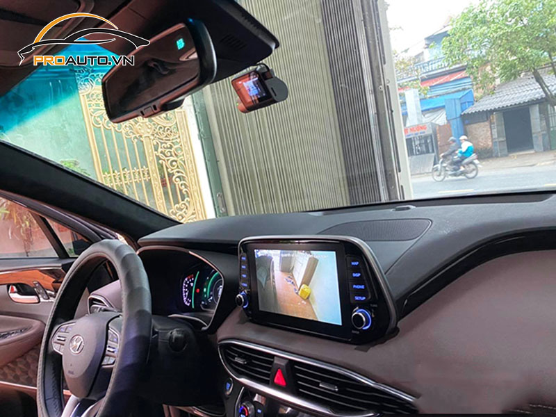 Camera Cập Lề Xe Hyundai Santafe