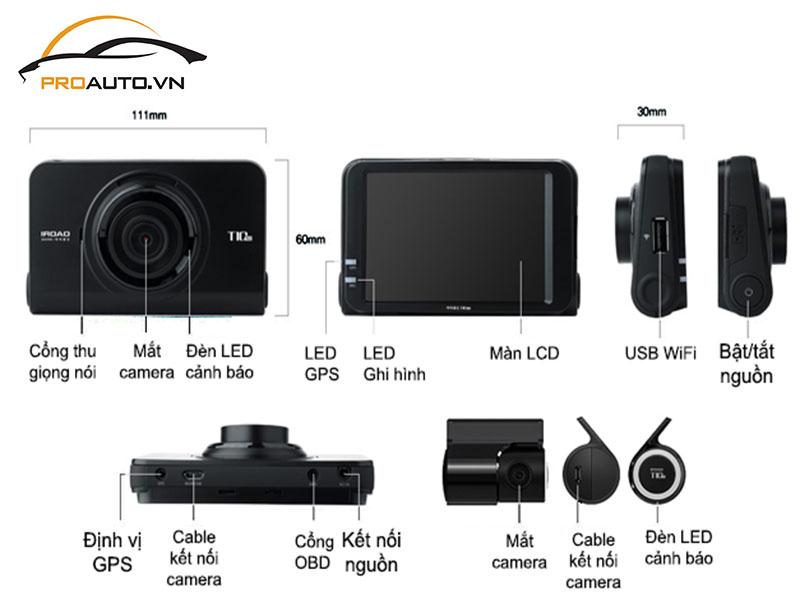 Camera hành trình ô tô xe Toyota Alphard
