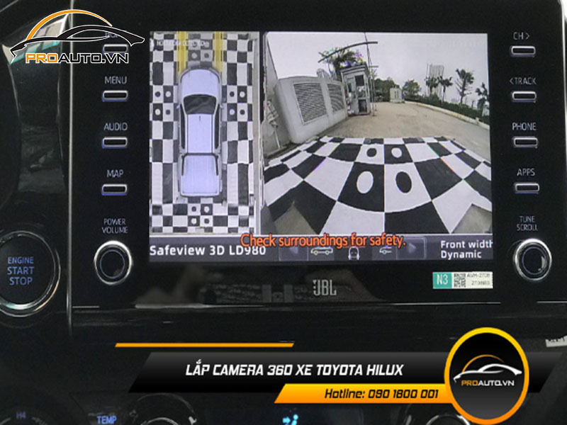 Camera hành trình ô tô xe Toyota Yaris