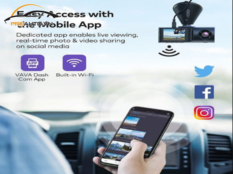 Camera hành trình ô tô xe Toyota Innova