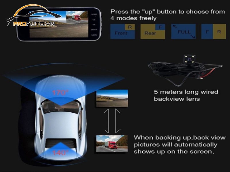 Camera hành trình ô tô xe VinFast Lux SA2.0