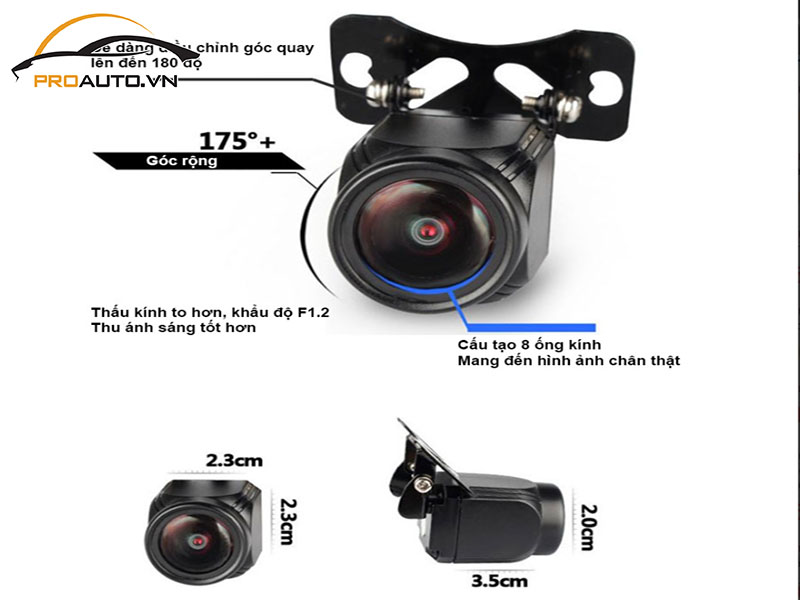 Camera lùi xe Ford Tourneo