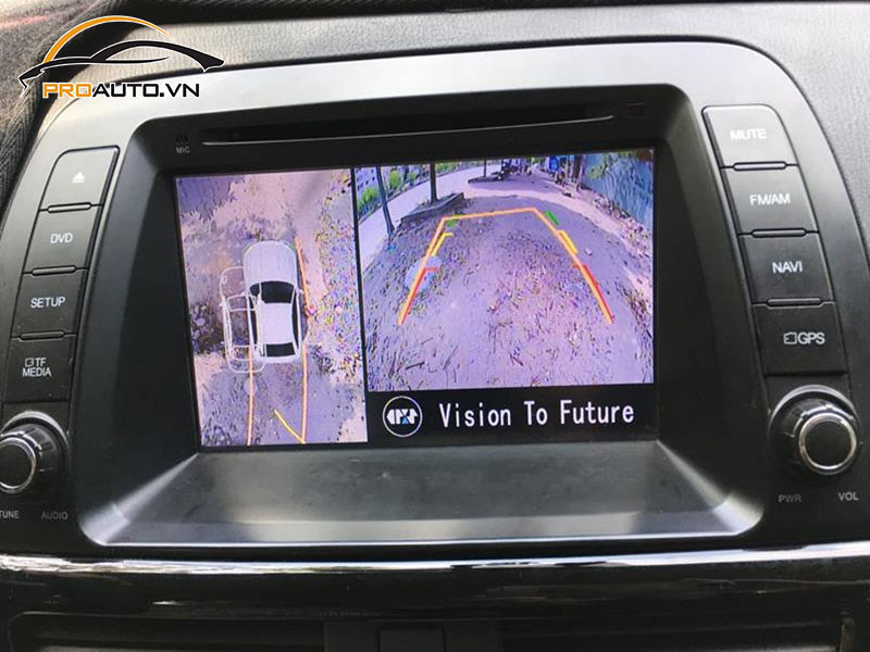 Camera lùi xe Honda Brio