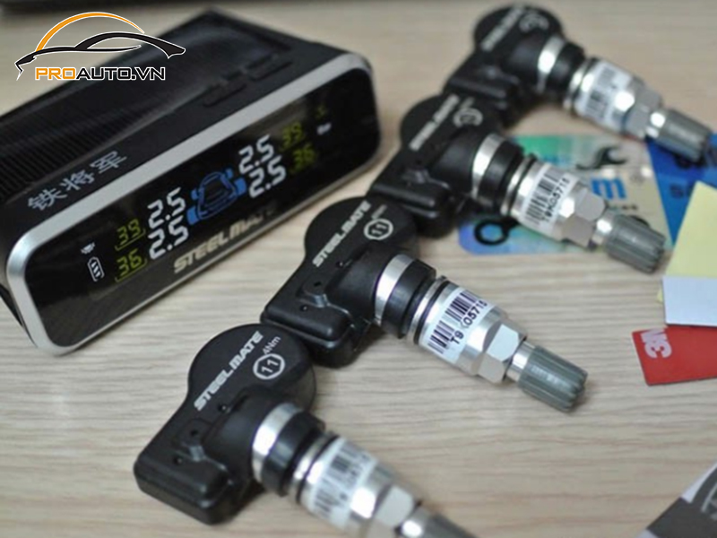 Lắp cảm biến áp suất lốp cho xe Toyota Alphard