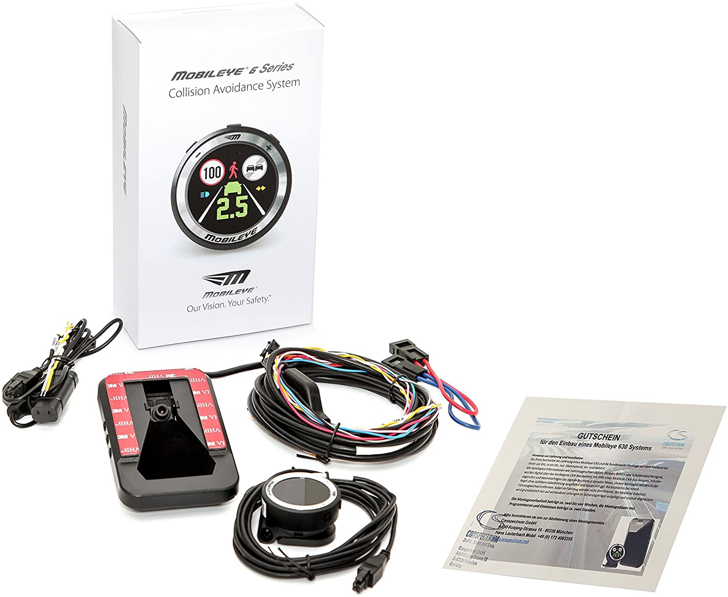 Bộ sản phẩm Mobileye 630 tiêu chuẩn
