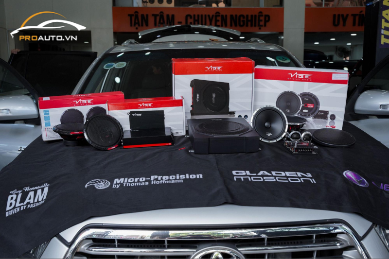 Cấu hình mẫu độ âm thanh xe Toyota Highlander