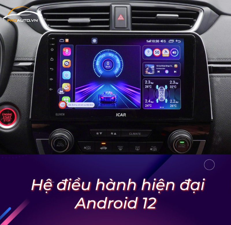 Cấu hình toàn diện nhờ hệ điều hành Android 12