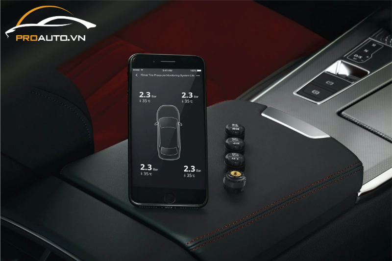 Cấu tạo bộ cảm biến áp suất lốp Xiaomi