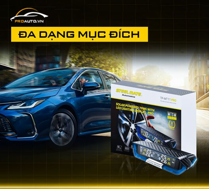 Chọn địa chỉ mua cảm biến áp suất lốp Steelmate uy tín, chất lượng