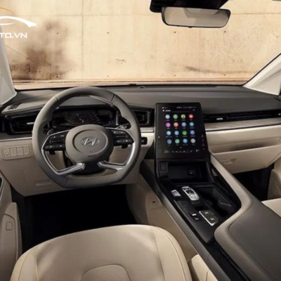 Bọc vô lăng Carbon xe Hyundai Custin