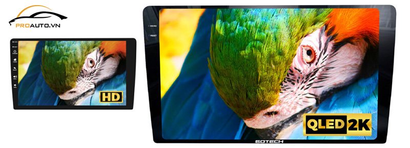 Công nghệ Qled sắc nét trên màn hình Gotech GT 2K MAX và GT 2K MAX 360