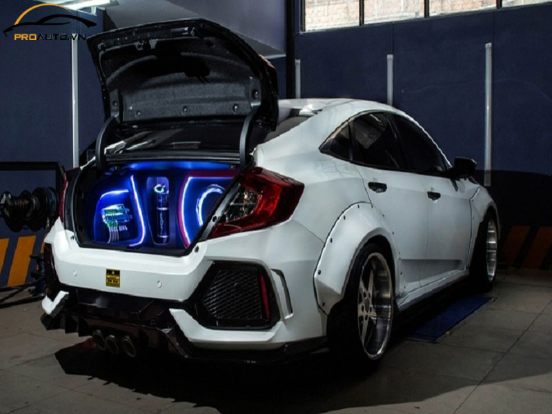 Độ cốp điện xe Honda Civic