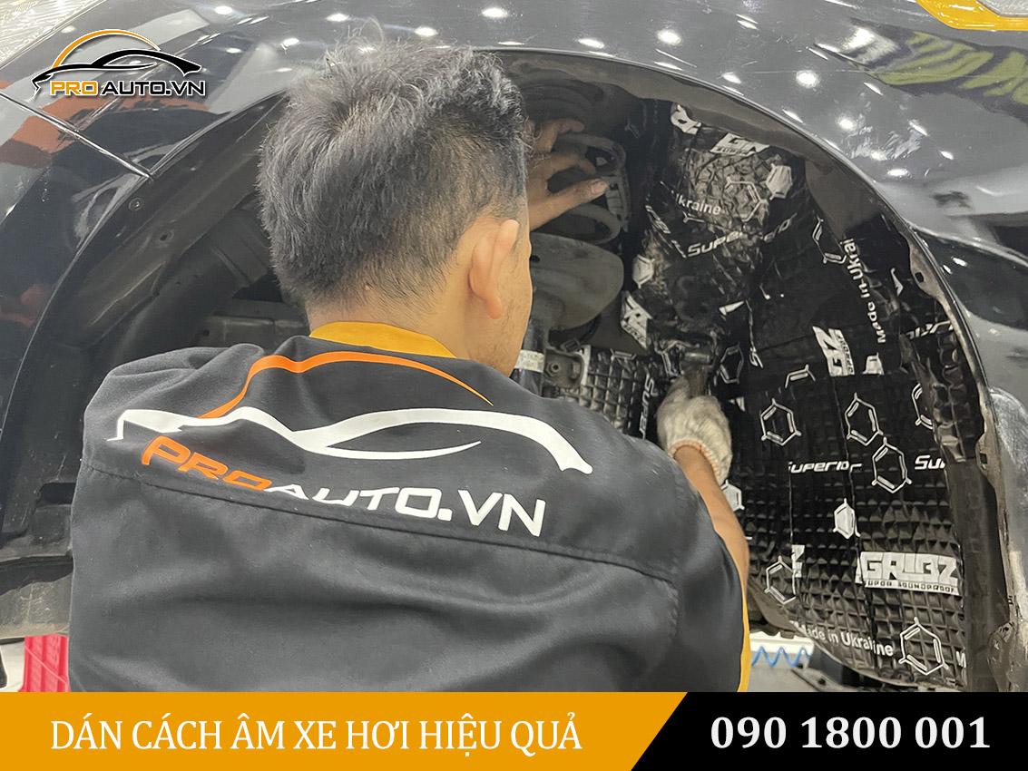 Dán cách âm cho xe Honda Accor