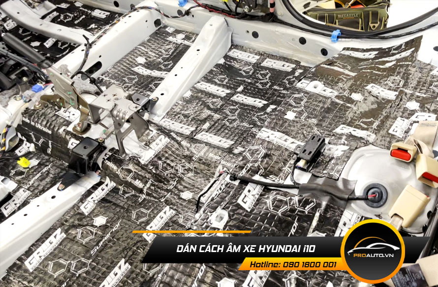 Dán cách âm xe Hyundai i10