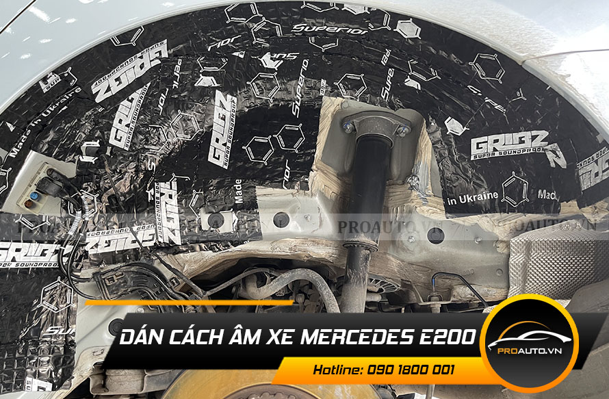 Cách âm hốc bánh xe Lexus RX350