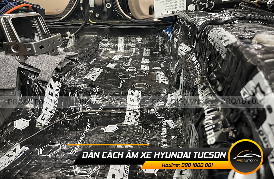 Cách Âm Hyundai Tucson - Ảnh 5