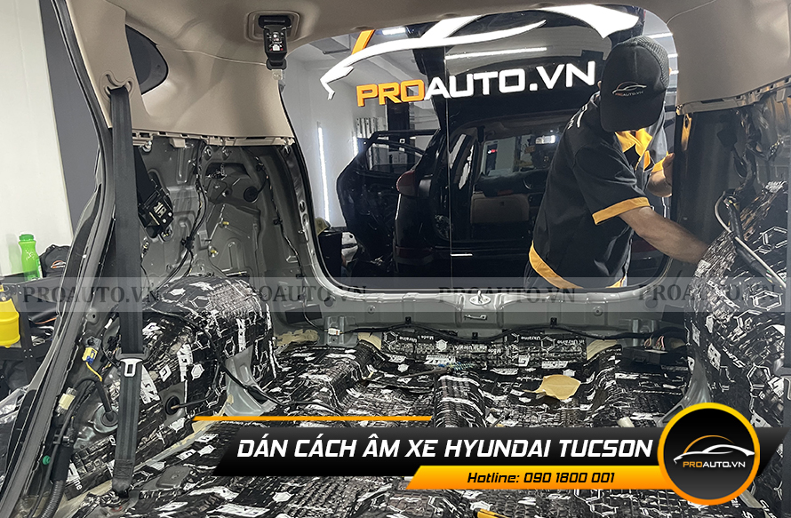 Cách Âm Hyundai Tucson - Ảnh 4