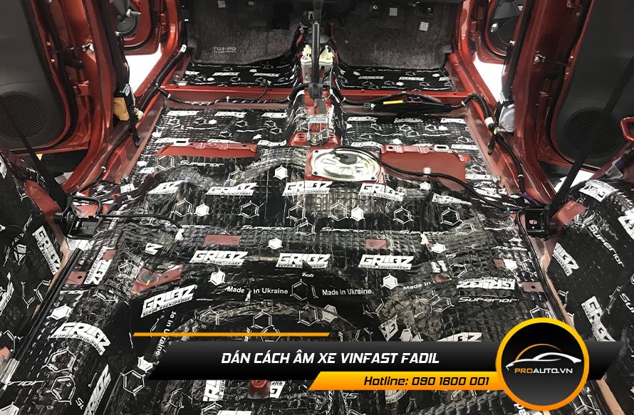 Dán cách âm xe Vinfast Fadil