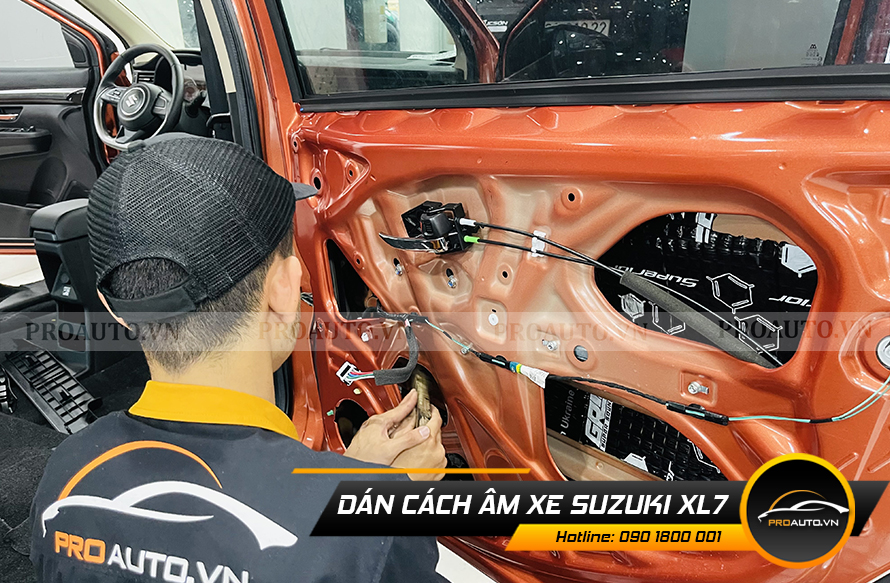 Cách âm chống ồn xe Suzuki XL7