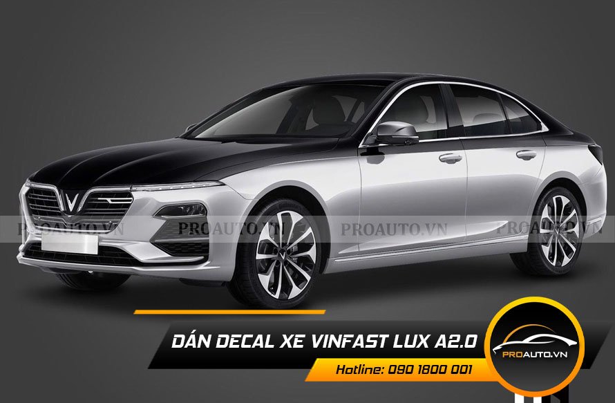 Dán Decal, Wrap đổi màu cho xe Vinfast Lux A2.0
