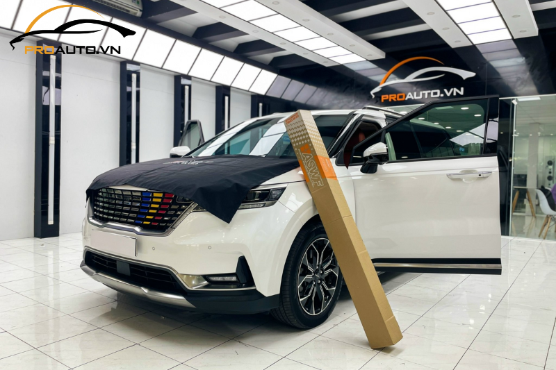 Dán phim cách nhiệt ASWF cho xe Kia Carnival
