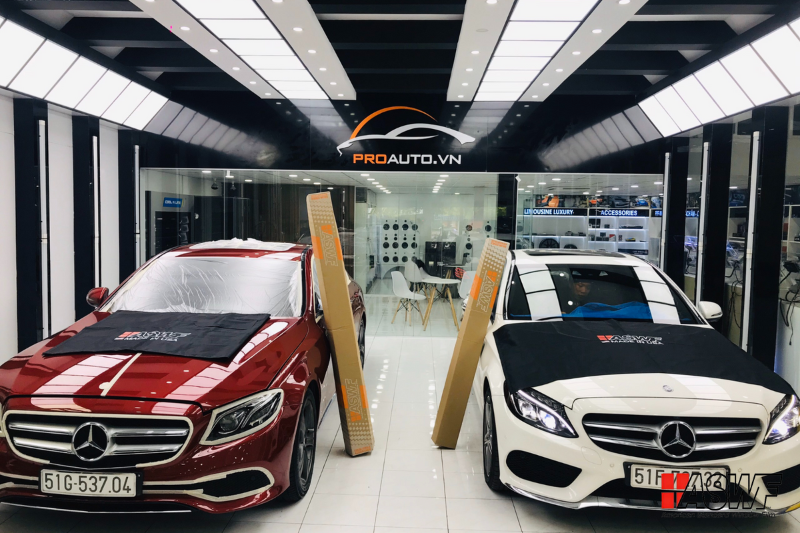 Dán phim cách nhiệt cho xe Mercedes V250
