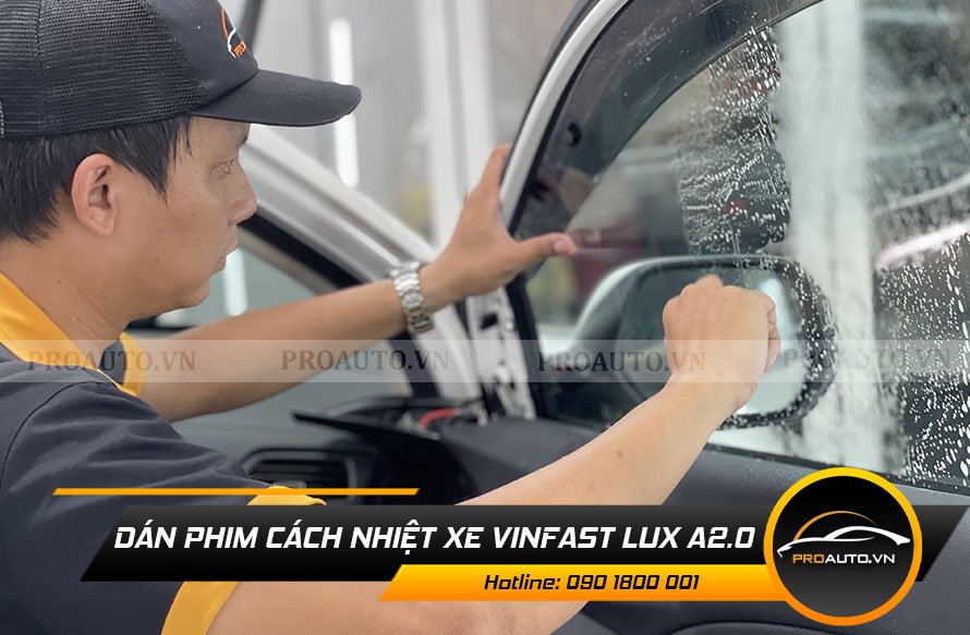 Dán phim cách nhiệt xe Vinfast Lux A2.0