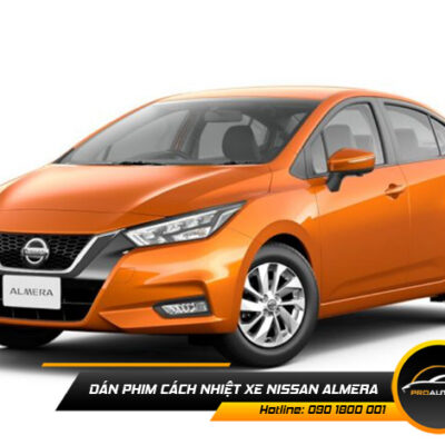Dán phim cách nhiệt xe Nissan Almera
