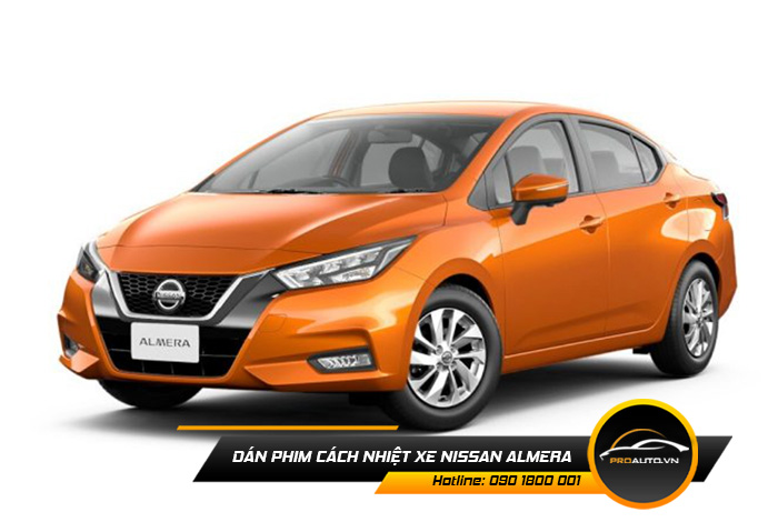Dán phim cách nhiệt xe Nissan Almera