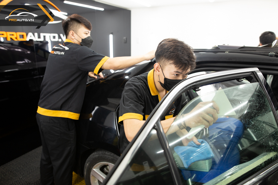 Dán Phim Cách Nhiệt Xe Toyota Prado - Ảnh 2