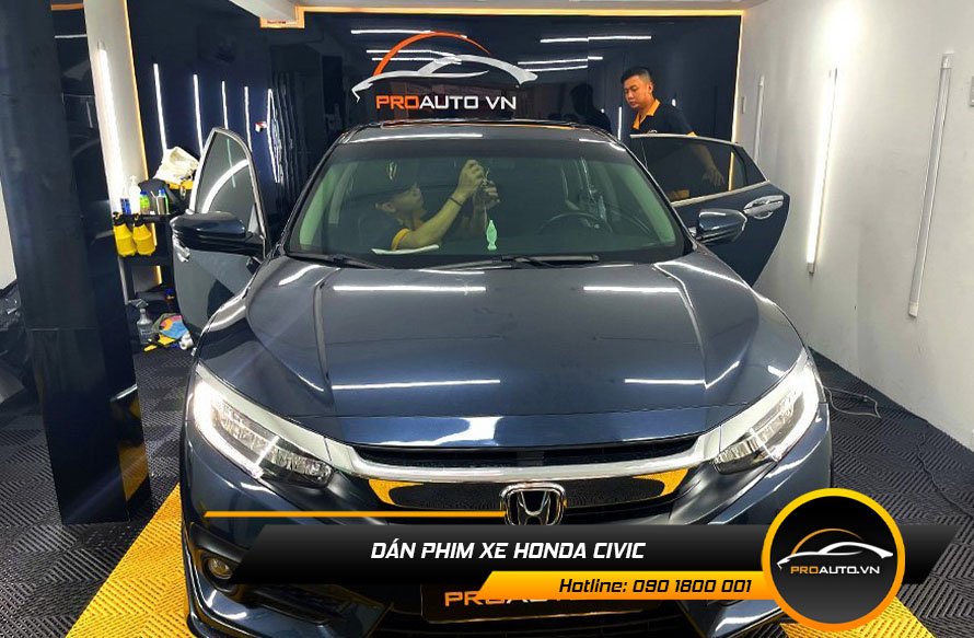 Dán phim cách nhiệt xe Honda Civic