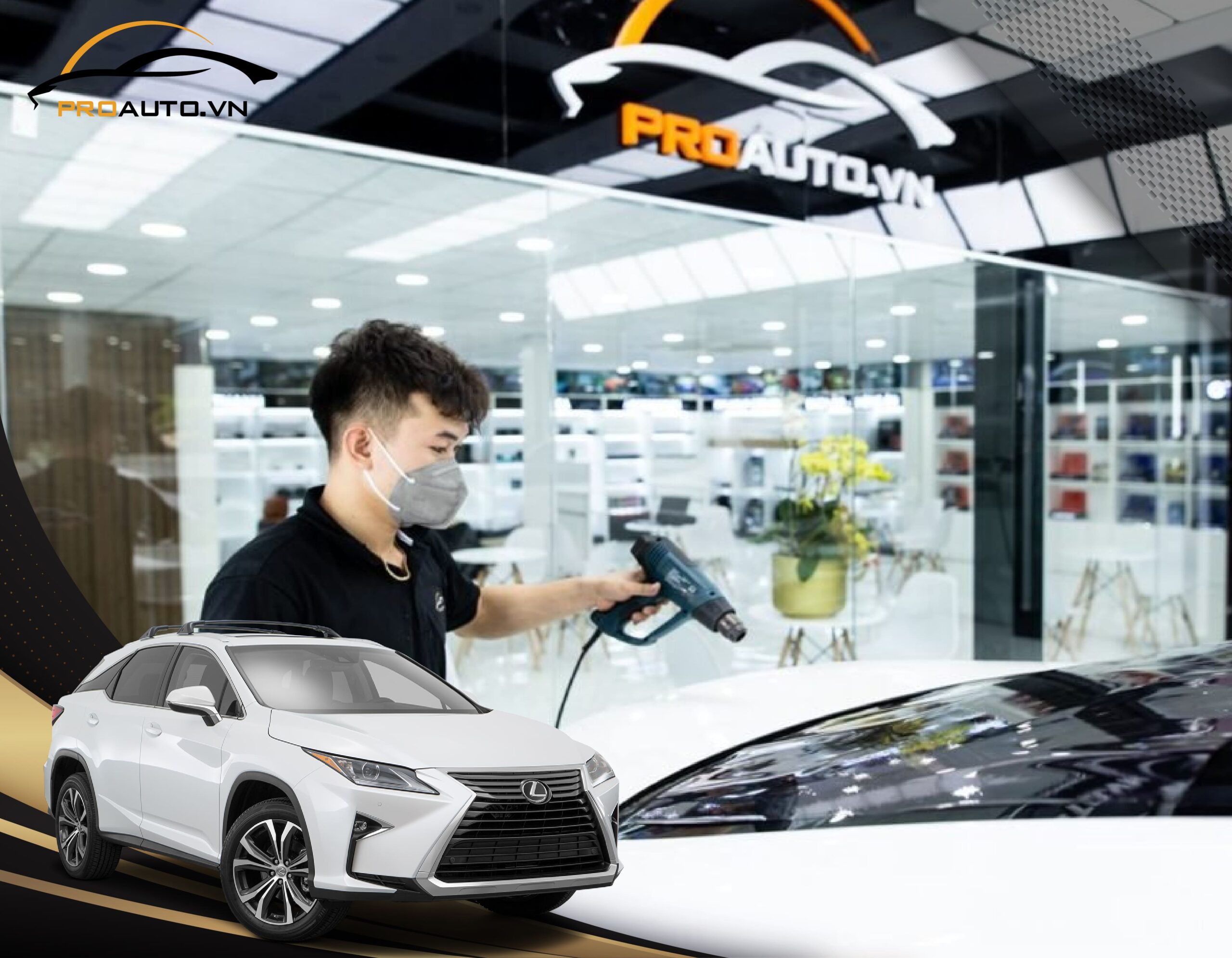 Dán Phim Cách Nhiệt Xe Lexus RX 350