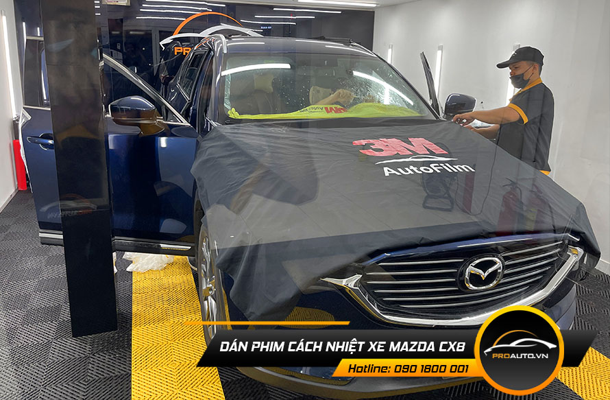 Dán phim cách nhiệt xe Mazda Cx8
