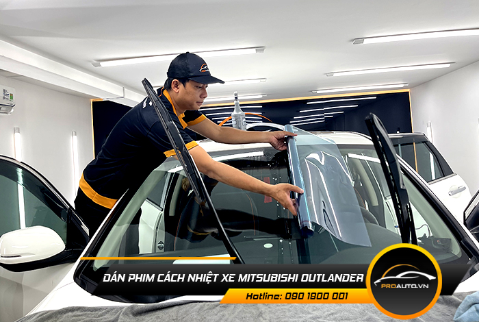 dan phim cach nhiet xe mitsubishi outlander