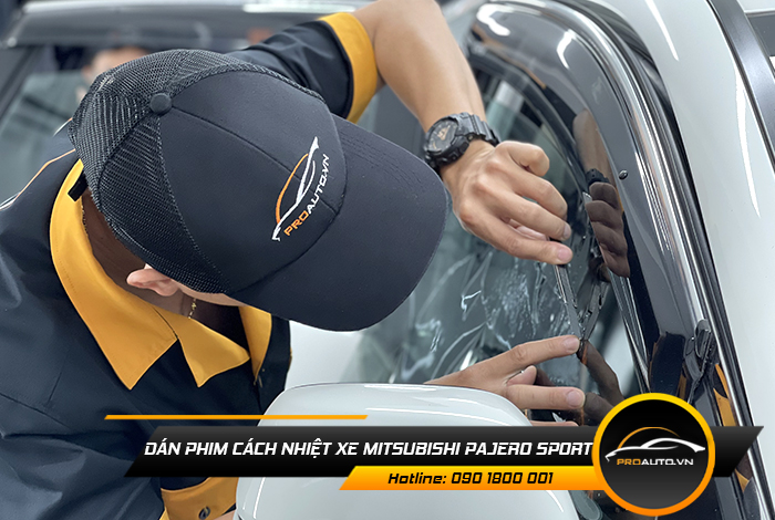 dan phim cach nhiet xe mitsubishi pajero sport