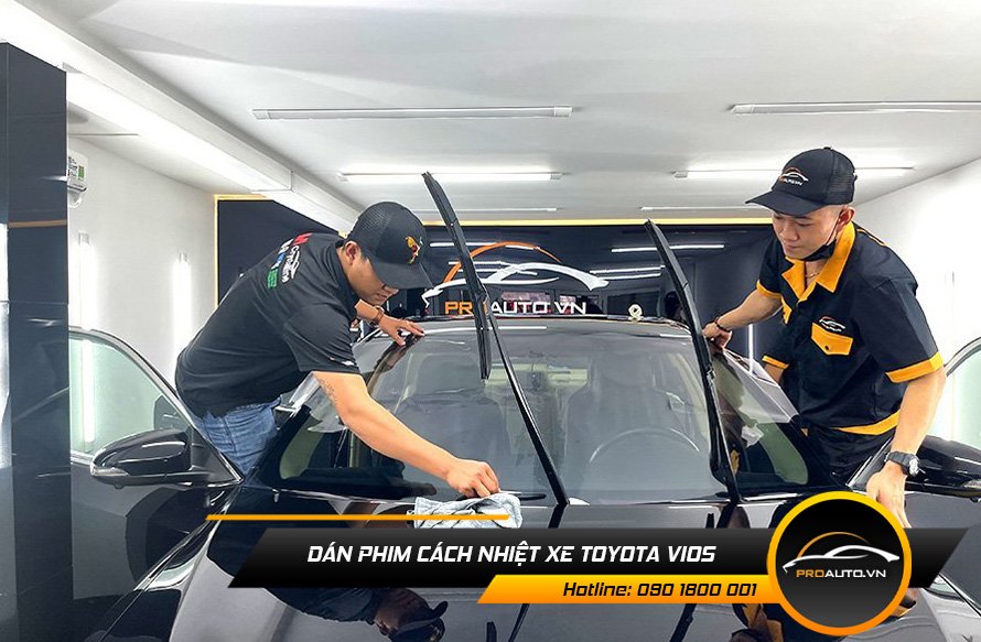 Dán phim cách nhiệt xe Toyota Vios
