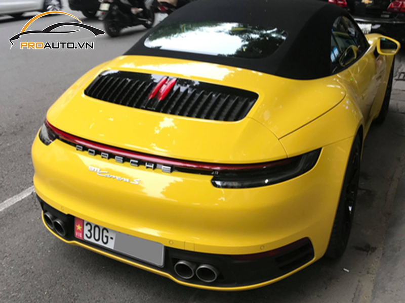 Dán phim PPF xe Porsche 911 Carrera S Cabriolet