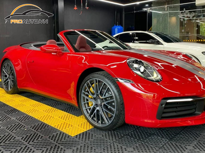 Dán phim PPF xe Porsche 911 Carrera S Cabriolet