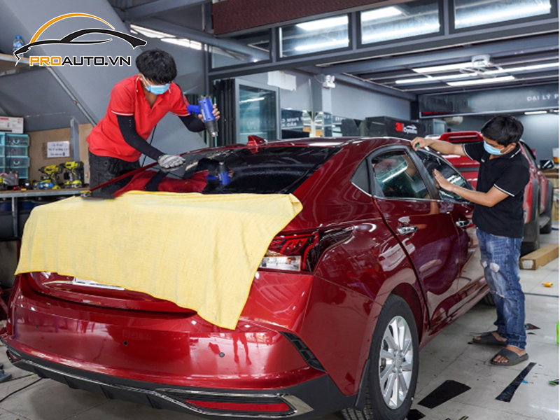 Dán phim PPF xe Ford Fiesta