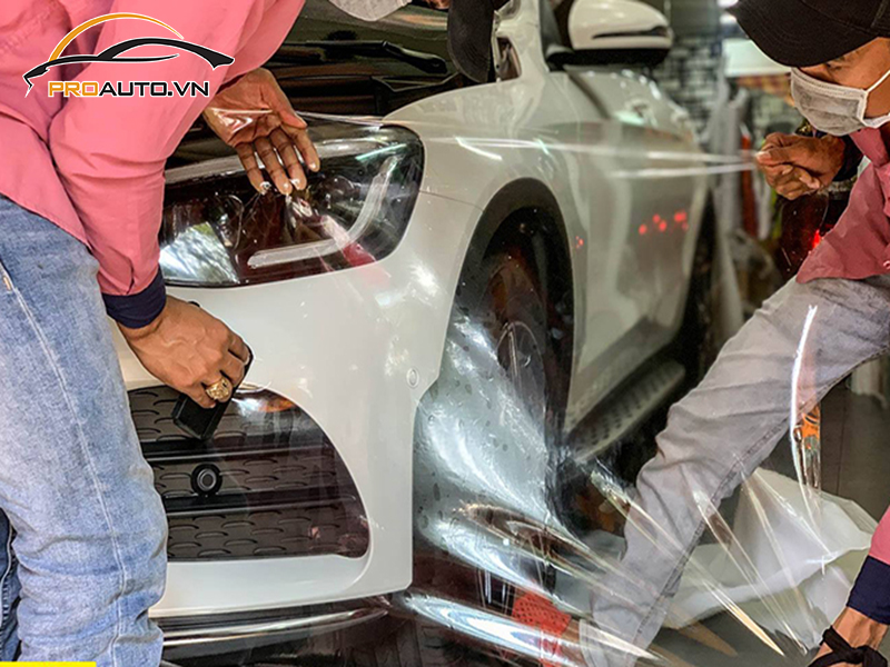 Dán phim PPF xe Mercedes Benz GLC 300