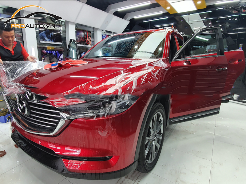 Dán phim PPF xe Mazda CX-8 - Ảnh 6