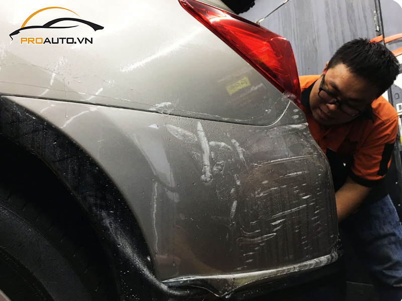 Dán phim PPF xe Mitsubishi Pajero Sport