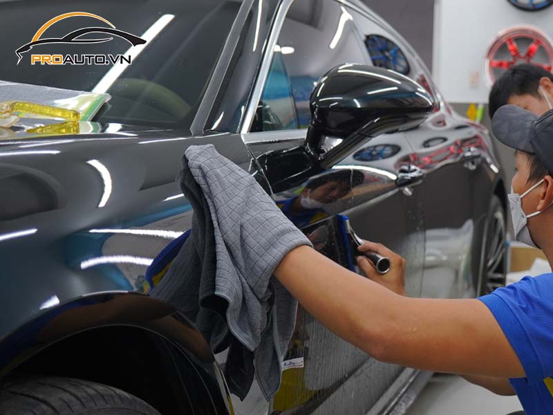 Dán phim PPF xe Porsche Panamera - Ảnh 2